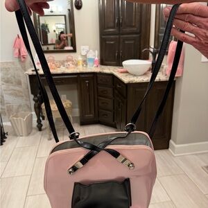Beijo Pink and Black Backpack